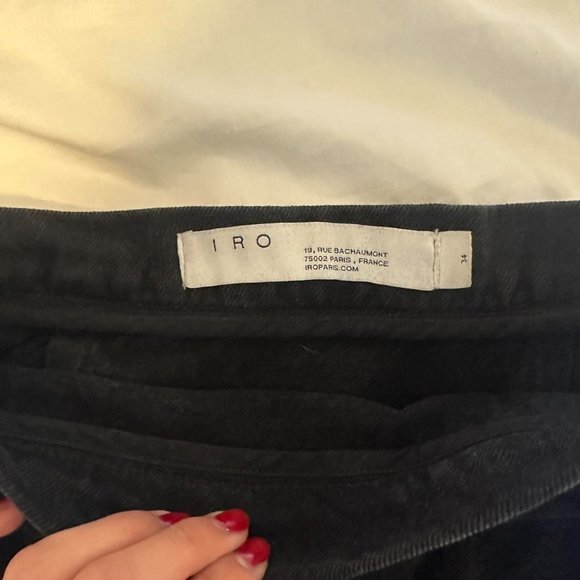 IRO massai skirt in black stone size 34 - Picture 5 of 6